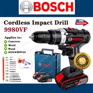 【 MY Local 】 bosch Cordless Drill Impact drill Original Electric 2*Battery High Power Drill set Mult