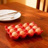 Egg Tray Egg Holder - Refrigerator Egg Storage Container, Ceramic Egg Tray For Household Kitchen Use
