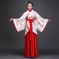 Woman Chinese Traditional Hanfu Tang Suit Robe Cosplay Costume Adult Performance Stage Dance Dress Cheongsam Outfit Clothing Set