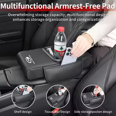 Car Armrest Box Cushion Console Storage Box Elbow Rest Pad Accessories For GAC trumpchi GS3 GS4 GS5 