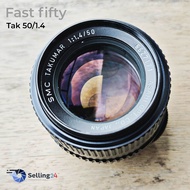 เลนส์ SMC Takumar 50mm F1.4 Mount M42 King Portrait
