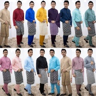 [S - 4XL] BAJU MELAYU LELAKI SLIM FIT MASROM | BAJU RAYA LELAKI CUTTING BESAR PLUSSIZE PLUS SIZE