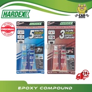 (ORIGINAL) HARDEX Epoxy Compound Steelweld 5 Minutes Clear Epoxy 3 Ton Epoxy