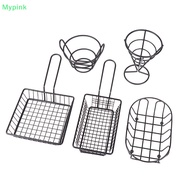 Mypink 1Pc Mini French Deep Fryers Basket Net Mesh Fries Chip Kitchen Tool Stainless Steel Fryer Home French Fries Baskets SG
