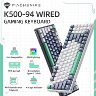 MACHENIKE K500 Mechanical Keyboard Wired Gaming Keyboard K500-B94 Hot Swappable 94 Keys 90% Layout R