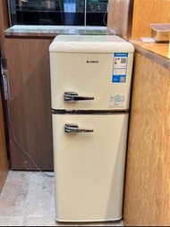 復古雪櫃#雙門雪櫃#黃色白色紅色復古雪櫃#冷藏冷凍冰箱Refrigerator
