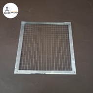 KASA TANPA KERAMIK LABORATORIUM KAWAT KASA PENYANGGA WIRE GAUZE