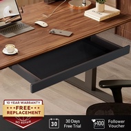 Under Desk Drawer 40CM/60CM Home Hidden Storage Box For Standing Desks/Computer Desks Under Table Dr