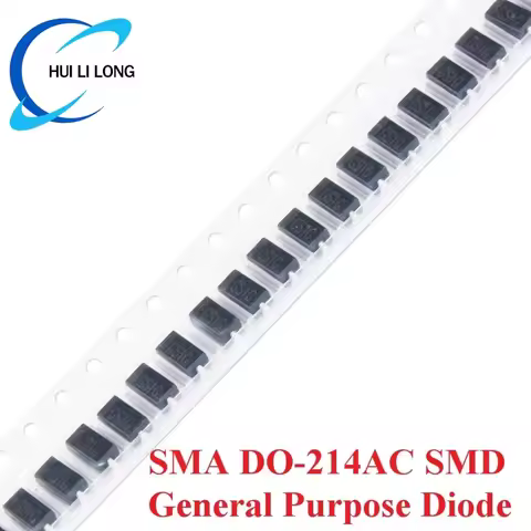 100pcs SMA DO-214AC SMD General Purpose Rectifier Diode GS1G M1 M2 M4 M7 GS1M S1G S1M S2M S1A S1B S1