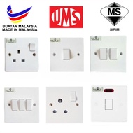 UMS 1213A 2913A SWITCH SOCKET 13A & 15A AND 20A SWITCH