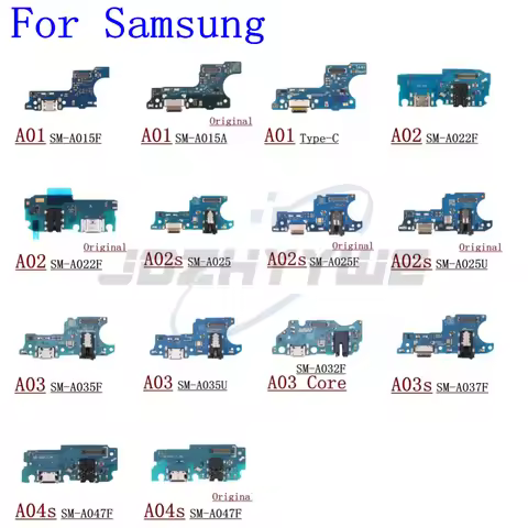 Charging Port Board For Samsung Galaxy A01 A02 A02S A03 A04s USB Dock Connector Charger Flex Cable