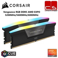 Corsair VENGEANCE RGB DDR5 AMD EXPO Desktop Gaming Memory RAM - 6400MHz/7200MHz