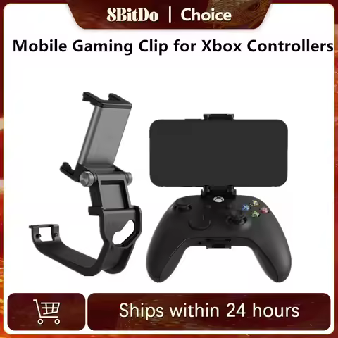 8BitDo Gaming Clip Holder for Xbox Wireless Controller Game Accessories Holder Black for Xbox Series