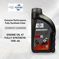 Silkolene Pro 4T Oil | 10W30 | 10W40 Fully Synthetic Ester | 1L Motorcycle Engine Oil Pro 4 XP - Red