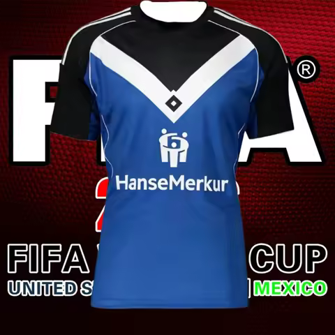 2026 Hamburger SV Home and Away Football Jerseys Short Sleeved Sports Family Kids T-shirt