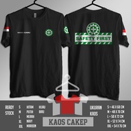 Free Safety First First First First Safety T-shirt Your Name Distro Clothes