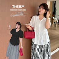 plus size shirt for women XL-4XL big size blouse top for lady fashion office lady shirts 24PS802