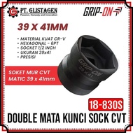 MATA GRIP - ON 18-830S CVT Matic Socket Nut 39 X 41 MM Double Socket Drive CVT 39X41MM Clutch Nut Ke