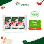 bibigo Crispy Seaweed Snacks (Kimchi) 4g*3 bibigo seaweed seaweed snack