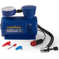 Goodyear Mini Car Tire Inflator 250 PSI Portable Air Compressor with Pressure Gauge - USA