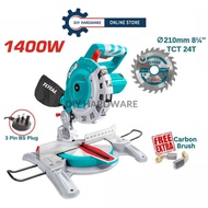 TOTAL Mitre Saw 1400W 210mm Upgrade - TS42142107