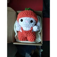 Rabbit bunny plushie crochet ready stock