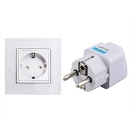 3-pin to 2-pin travel adapter Plug adapter/ over-plug/ Plug adapter/