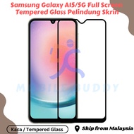 <Keli>MB Samsung Galaxy A15/ A15 5G Clear Full Screen Tempered Glass Screen Protector