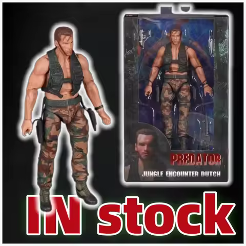 In Stock NECA KO Predator 30th Anniversary Jungle Encounter Dutch Extraction Dutch Patrol Dutch Disg