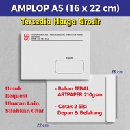 Custom 210gsm Thick Artpaper Envelope A5 16x22 cm | Thicker Envelope from White HVS | Invitation Let