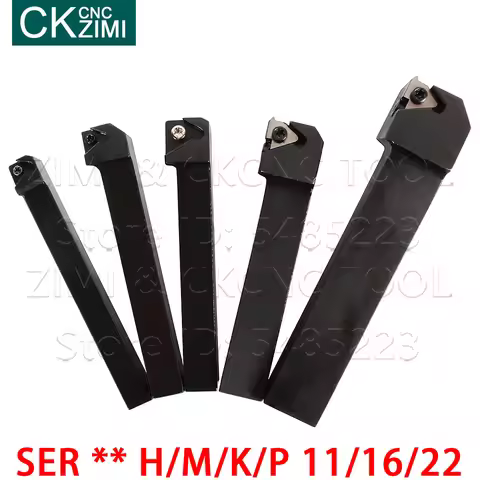 SER 1010 1212 1616 2020 2525 3232 H K M P 11 16 22 CNC Lathe external Thread Turning tool for 11ER 1