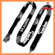 Kaedear Bike Lock Chain Lock Key Chain Length 2000mm Square Chain Diameter 6mm High Durability Cylin