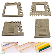 dusur Knitting Gauge Ruler Knitting Needle Gauge Square Knitting Tool