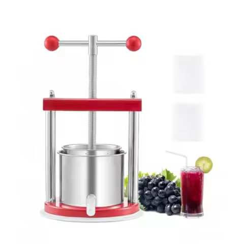 0.44 Gal/.65L Fruit Wine Pre2 SinleSteel Barrels Manual Juice Maker Cider ple Gre Te Olive Oil Makin