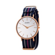 MASSA Grace White Watch 36mm - Rose Gold - Leather Strap/ Steel Strap/ Nato Strap