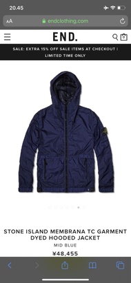 JAKET STONE ISLAND MEMBRANA TC