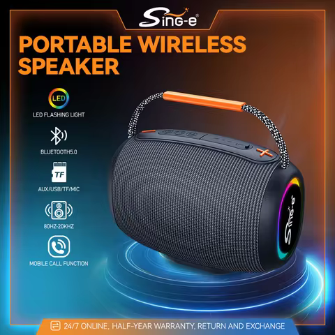 ZQS P18 Wireless Bluetooth Speaker Portable High Pitched Sound Waterproof Phone Call Function Ultra 