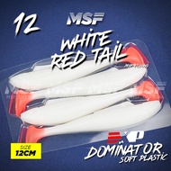 [MSF] EXP Dominator Soft Plastic | 8CM 12CM | Bearing TPE Toman Haruan Paddle Tail Killer SP | Ready
