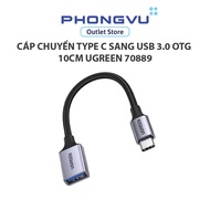 Ugreen 70889 Type C to USB 3.0 OTG Cable 10cm -