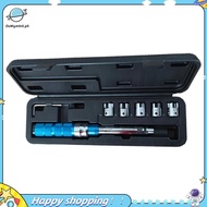 【ouwym9al】7PCS Drive Click Torque Wrench Set 2-10 NM Spoke Torque Wrench Steel Torque Wrench Set 2-1