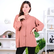 Weijia Fashion Latest Women's Blouse RIVERY OVERSIZE BLOUSE/ Blouse/ Latest Women's Tops Ootd/ Women
