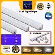 [SIRIM] Premium LED T5 Tube Light Lamp Bulb Complete Set Celling Light Energy saving Long Tube 1ft/ 