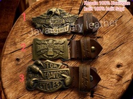 Jual Kepala Ikat pinggang Harley DAVIDSON / Buckle Gesper Harley 100% Kuningan