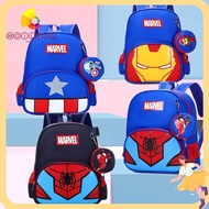 MOILYSG Student Bag, School Accessory  Captain America Children School Backpack, Lightweight Large Capacity Spiderman Elsa HelloKitty Shoulders Bag Boys Girls