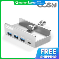 Cosy | คลีมป์ฮับ C-type+USB 3.0 4 พอร์ต มัลติฮับ UH2201 สำหรับโน้ตบุ๊ก MacBook Samsung Galaxy Book L