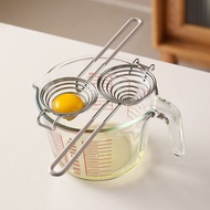 Household egg white separator Stainless steel egg yolk protein separator Egg separator egg filter se