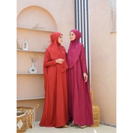 White Abaya Dress Set Hijab Syari Plain Jumbo Premium Hijab Set By Diayu Abaya Set Hijab