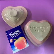 Le Creuset Small Ramekin D’Amour with Lid (漸變 粉紅) (HKD90) 二手 (有盒)