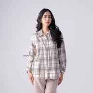 KEMEJA Flannel Shirt - Flannel Shirt Women's Shirt Casual Shirt Formal Shirt V Neck Women's Top
