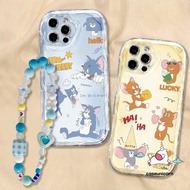 Caseunicorn Simbol Imut-imut Buku Cat and Mouse Topi Case Untuk Realme C51 C53 C15 C51s C35 5 5i 7i 